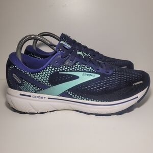 Brooks Ghost 14 Women's Size 8.5 D (Wide) Running Shoes Navy